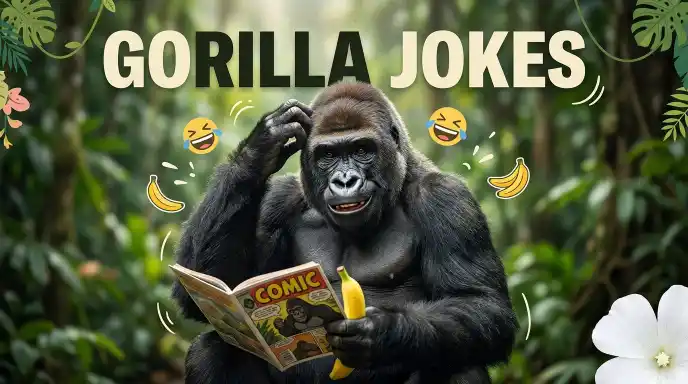 hilarious gorilla jokes with jokes generator