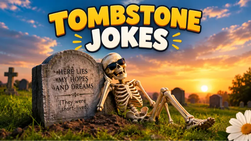 epic tombstone jokes with jokes generator
