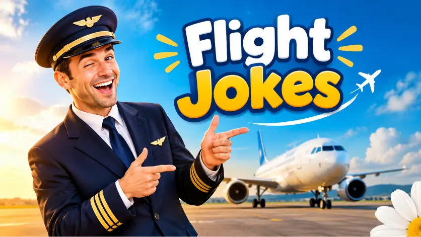 hilarious flight jokes with jokes generator