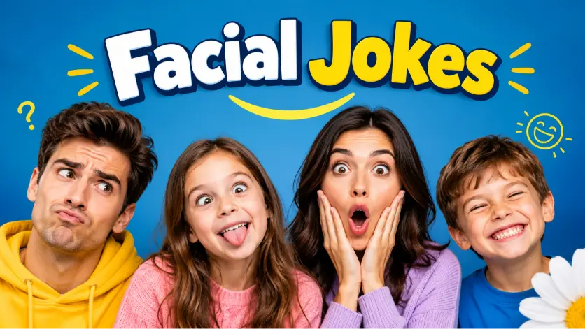 facial jokes with jokes generator
